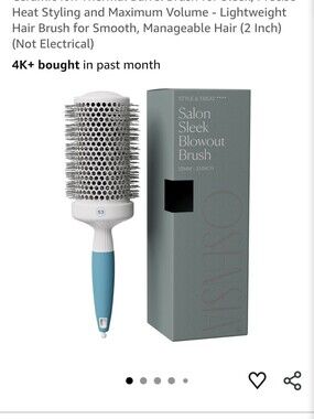 Salon Sleek Blowout Brush - Blue